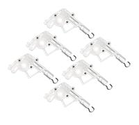 UncleS Drapery Hardware Varita Mágica Tilter 6pcs Hexágono Engranaje Engranaje Gancho Conexión Claro Mecanismo de Inclinación para 2 pulgadas