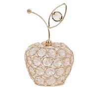 UncleS Estatuas de frutas artificiales de cristal de peso de papel para manualidades, escritorio, casa, sala de estar, decoración de ventana, estatua de fruta, coleccionable