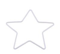 UncleS Estrellas en forma de atrapasueños anillos de joyería blanca accesorios de manualidades versátiles para diseños hechos a mano boda Windchime Hanging Accesorios