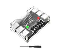 UncleS Fuente de alimentación de computadora de 24 pines hembra a USB 3.30 V 5 V 12 V conectores placa de desarrollo pantalla LED digital módulo de alimentación placa de expansión USB