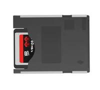 UncleS Funda profesional para tarjetas de memoria CFE CFA a tipo CFB, adaptador de almacenamiento de repuesto para cámara FX3 FX6, lectura rápida y escritura