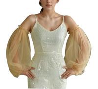 UncleS Fundas De Brazo Ajustables Para Despedida Soltera Mangas Abullonadas Cómodas Prendas Nailon Para Novia Boda Y Ocasiones Especiales Accesorio Nupcial