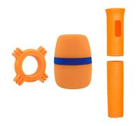 UncleS Fundas De Silicona Funda para Micrófono con Parabrisas De Esponja Que Reduce Ruido Y Protege De La Humedad Y Polvo Funda para Micrófono Antideslizante con Sonido Claro