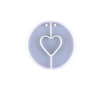 UncleS Llavero de resina epoxi de cristal colgante molde gota mano joyería silicona herramienta de fundición adorno decoración forma irregular masturbación kit amor corazón oreja POUTS pendientes UV