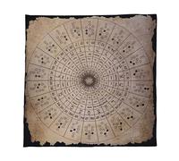 UncleS Mantel De Adivinación Tarot Astrología Tapiz Tela Mística Tapete para Juego Decoración Pared Tarjeta Adivinación Mantel Decoraciones Pared