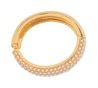 UncleS Modern Pearls Open Cuff with Edges Detailing Ideal Unique Wrist Bangle Accessory for Office and Social Event Modern Fashion Bracelet