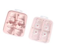 UncleS Moldes para De Liberación Fácil Fabricante Silicona Flexible Bandeja con Forma Pequeño Dragón Congeladores Sopa Jugos Vino Bandejas Congeladores Liberación Fácil