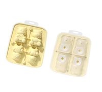 UncleS Moldes para De Liberación Fácil Fabricante Silicona Flexible Bandeja con Forma Pequeño Dragón Congeladores Sopa Jugos Vino Bandejas Congeladores Liberación Fácil