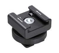 UncleS Montaje De Zapatos Fríos para Micrófonos Inalámbricos Adaptador para Entrevistas Y Conciertos con Durabilidad Aluminio Base Micrófono Aleación Aluminio