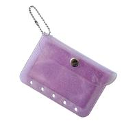 UncleS Paquete De 10 Mangas Para Tarjetas Impermeable Materiales PP Bolsas De Aglutinante Multi Funcional Solución De Almacenamiento Para Boletos Moneda Multi Funcional Tarjetero Para Estudiantes