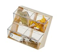 UncleS Paquetes de café únicos organizadores de almacenamiento multifuncional estante para bolsas de gran capacidad para el hogar hotel restaurante estante de almacenamiento