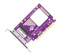 UncleS PCIe 5.0 NVMe Expansion Adapter Card For PCIExpressX4 Solid Disks 128Gbps Compatibles Older PCIe Generations NVMe Expansion Card