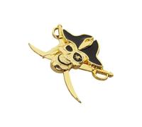 UncleS Pegatina De Pirata Metal Automotriz Larga Duración Decoración Emblemas para Motocicleta Diseño Exterior Calcomanía Aleación Zinc