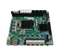 UncleS Placa Base LGA1151 con Chipset C236 DDR4 32GB 8X SATA3.0 Reemplazo De Placa para PC Oficina Expansión PCIE Factor Forma Pequeño