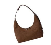 UncleS Practical Suedes Handheld Crossbody Bag Multipocket Organization Shoulder Bags Comfortable to Carry Office Essential Retro Underarm Bag