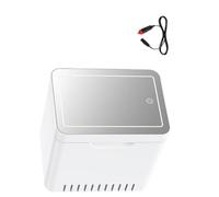 UncleS Refrigerador Cosmético De Viaje 4L con Diseño A Prueba Golpes Refrigeración Bajo Consumo para Dermocare Refrigerador Cosmético para con Sello Atractivo