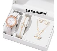 UncleS Reloj Para Mujer Y Colección De Joyas A Juego Collar Con Colgante Pulsera Anillos Pendientes Conjunto Joyería Para Mujer Conjunto Pulsera Y Collar Aleación