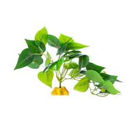 UncleS Reptiles Planta Hierba Para Escalar Hábitat Decoraciones Rama Con Hojas Para Lagartos, Arañas, Escondites De Serpientes, Plantas Artificiales Reptiles