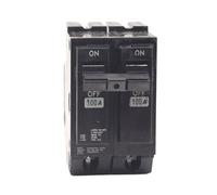 UncleS Space Saving 2P MCB Plugs in Breaker Heat Resistant Housing Double Poles Circuits Upgrades for Large Power Appliances Short Circuits Defense