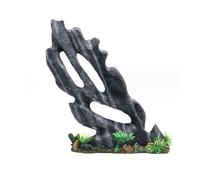 UncleS Tanques de peces de piedra simulación de paisaje grande Rockery FishTank Landscaping Fish Tank Mountain Grass Artificial Rockery Decors