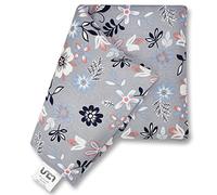 UNCN Almohadilla de calor para microondas con funda lavable de 9 x 15 pulgadas, bolsas de trigo aptas para microondas para cuello y hombro, almohadilla térmica inalámbrica con peso húmedo