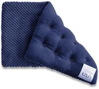Uncn - Cojín térmico para microondas, botella de agua caliente, semilla de lino, núcleos de cerezas, gran bolsillo térmico para cuello y espalda, cerevical, lavanda, calor húmedo para compresa, 38 x
