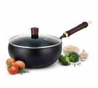 Uncoated Thick Iron Pot, Japanese Iron Pan,Uncoating Cast Pot, Hand-Forged Non-StickPans without Coating,High Purity Frying Pans forCooking, Wok, Cookware, Cast Skille (24CM)