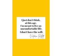 Uncomfortable Life quote notebook: white lotus fan book