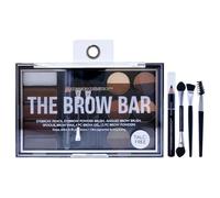 Uncommon Cosmetics The Brow Bar - Kit todo en uno con variedad de tonos ultra pigmentados - Gel para cejas, cera para cejas y 16 polvos para cejas - Juego de regalo de 21 piezas