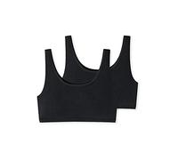 Uncover by Schiesser 2pack Bustier Ropa Interior, Schwarz, XL para Mujer