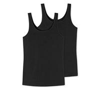 Uncover by Schiesser 2PACK Trägertop Ropa Interior, Schwarz, M para Mujer