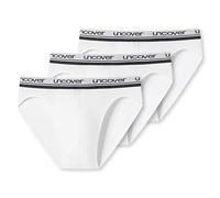 Uncover by Schiesser 3 Paquete Rio-Slip Ropa Interior, Blanco, XXL (Pack de 3) para Hombre