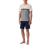 Uncover by Schiesser Conjunto de Pijama para Hombre Uncover by Schiesser Camiseta y Pantalones Cortos - Conjunto de Pijama (1 Unidad), Azul_184225, 52