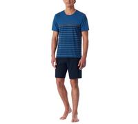 Uncover by Schiesser Conjunto de Pijama para Hombre Uncover by Schiesser Camiseta y Pantalones Cortos - Conjunto de Pijama (1 Unidad), Azul_184224, 54