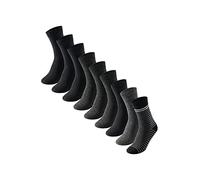 Uncover by Schiesser Herren 9 Pack Socken Strümpfe-Sparpack Calcetines, 4X Schwarz / 3X Athrazit Mel. / 1x Grau Mel. / 1x SW/GR, 39 (Pack de 9) para Hombre