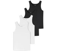 Uncover by Schiesser Herren Unterhemd 4er Pack Serie Uncover, Cuello Redondo