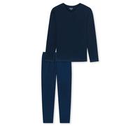 Uncover By Schiesser Hombre Pijama 2-tlg. Set - Largo, Cuello Pico, Árbol