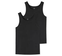 Uncover by Schiesser 2 Paquete de Camiseta Interior Ropa, Negro, M (Pack de 2) para Hombre