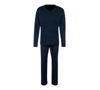uncover by SCHIESSER Pijama largo azul noche / azul cian XXL EUR