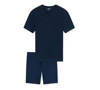 Uncover by Schiesser Schlafanzug Kurz, Pijama Corto Hombre, Nachtblau, 54