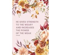 Undated 52 Week Planner: He Gives Strength To The Weary, Organize Your Weeks with Faith, Find Joy in the Little Things, Gift For Busy Women