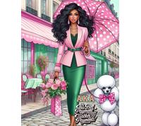 Undated Alpha Kappa Alpha Sorority Planner: Monthly Bill Tracker, Budget Organizer & Financial Goals Journal , Budgeting Worksheet,- Premium AKA Edition, 8.5” x 11” African American Women’s Planner