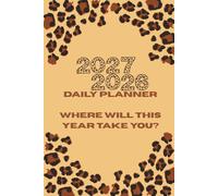 Undated Daily Planner 2026-2027 - Leopard Print Productivity & Wellness Planner: 365-Day To-Do List, Mood & Fitness Tracker, Meal Planning Pages, 6x9 Paperback