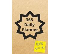 Undated Daily Planner: 365 Simple Pages for Productivity, Goal Setting, and Time Management - Minimalist Layout to Stay Focused and Organized All Year