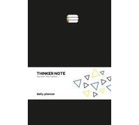 Undated Daily Planner for Women - Goal Setter, Habit Tracker, Mind Map, and Weekly Review - Focus & Reflect in Just 3 Months - (Hardcover Black)