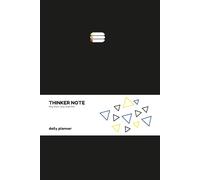 Undated Daily Planner for Women - Goal Setter, Habit Tracker, Mind Map, and Weekly Review - Focus & Reflect in Just 3 Months - (Black)