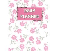 Undated Daily Planner: To-do List Notebook | 2-Page Daily Spread with Priorities, Schedule, Reflection & Wellness| 3- month | 185 Pages for Time ... | 8.5x11 Minimalist Black & White Journal