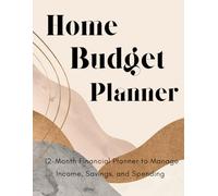 Undated Home Budget Planner: Monthly & Weekly Budget Tracker, Bill Organizer & Yearly Financial Goals | Start Anytime | 8.5" x 11", 98 Pages