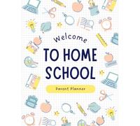 Undated Homeschool Parent Planner: 12 Blank Monthly Calendars - 4 weeks each with Weekly Lesson Planning Overviews and 5 Daily Lesson Planning Pages ... | Reading Logs | Student Commendation Page