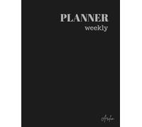 undated monthly and weekly happy planner - Organize Your Routine: Weekly planning journal with minimalist pages for productivity, goals, and habits, 8.5'' x 11'' Large Daily Writing Pads, 12 Months